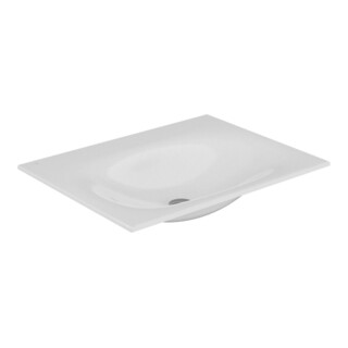 Keuco Lavabo en céramique Edition 11 70,5x1,7x53,8cm, blanc