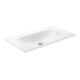 Keuco Lavabo en céramique X-Line 80,5x49,3 cm, sans trop-plein ni vidage, blanc-1