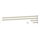Keuco LED Kit Lumos LSP Vis de rechange pour panneau 90105 2x Long. totale 420+817mm p. 14597/8.10-1