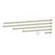 Keuco LED Kit Lumos LSP Vis de remplacement panneau 90105 2x Longueur totale 1027+607mm p. 14597/8.40-1