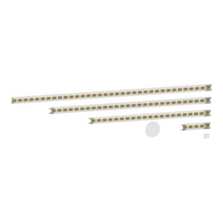 Keuco LED-Lampe Lumos LSP Kit de rechange Vis panneau 90105 2x Long. totale 630+607mm p. 14597/8.15