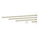 Keuco LED-Lampe Lumos LSP Kit de rechange Vis panneau 90105 2x Long. totale 630+607mm p. 14597/8.15-1