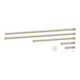 Keuco LED Lumos LSP kit de remplacement vis panneaux 90105 2x longueur totale 1167+607mm p. 14597/8.45-1