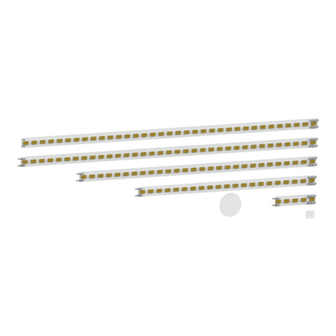 Keuco LED-Satz Lumos LSP Ersatzt.Spanplattenschraube 90105 2xGesamtlänge 1377+607mm f. 14597/8.50
