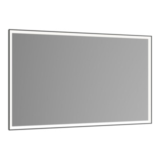 Keuco Lichtspiegel Royal Lumos 1400x650x60mm, 77+90 W, m Sp.-Hz, schw.-