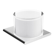 Keuco Distributeur de lotion Edition 400 chromé, verre cristal mat