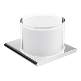 Keuco Lotionspender Edition 400 verchromt, Echtkristall-Glas mattiert