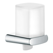 Keuco Distributeur de lotion Elegance neuf chromé, verre cristal mat