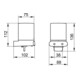 Keuco Lotionspender ELEGANCE Echtkristall-Glas mattiert verchromt-5
