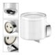 Keuco Lotionsspender REVA verchromt, m Echtkr.-Glas matt., Ha. u. Pu-2