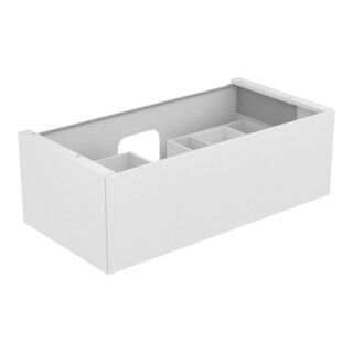 Keuco Meuble sous lavabo Edition 11 105x35x53,5 cm, avec LED, surface structurée Trüffel