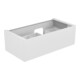 Keuco Meuble sous lavabo Edition 11 105x35x53,5cm, laque structurée blanche-1