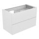 Keuco Meuble sous lavabo Edition 11 105x70x53,5 cm, avec LED, laqué brillant blanc-1