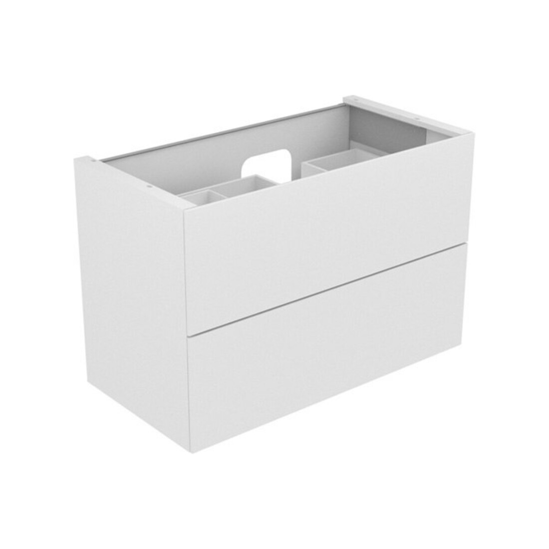 Keuco Meuble sous lavabo Edition 11 105x70x53,5cm, laque structurée anthracite