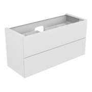 Keuco Meuble sous lavabo Edition 11 140x70x53,5 cm, laque satinée, tiroir anthracite