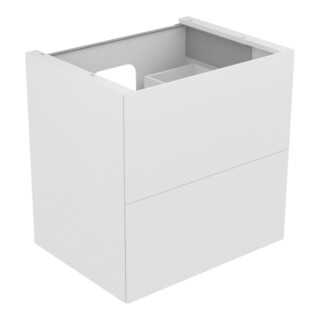 Keuco Meuble sous lavabo Edition 11 70x70x53,5cm, laque structurée blanche