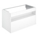 Keuco Meuble sous lavabo Stageline 100x62,5x49 cm, D env., verre cashm clair, avec él.-1
