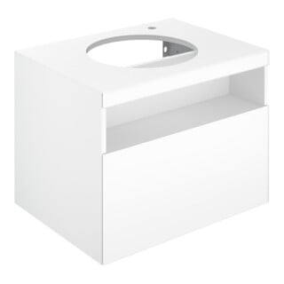 Keuco Meuble sous lavabo Stageline 65x55x49cm, D Vul., G Vul. sat, m El., H