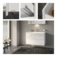 Keuco Meuble sous lavabo X-Line D blanc brillant, 100x60,5x49 cm, 2 tiroirs-2