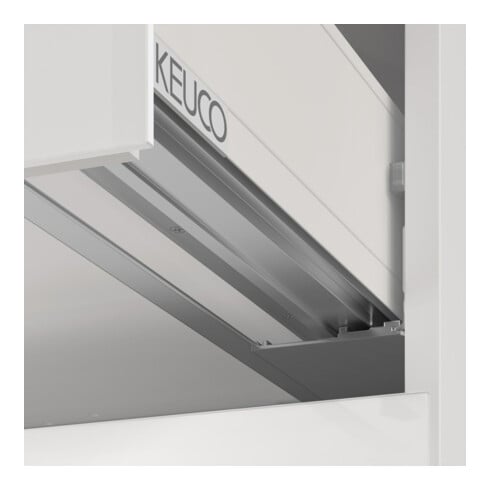 Keuco Meuble sous lavabo X-Line D blanc brillant, 100x60,5x49 cm, 2 tiroirs