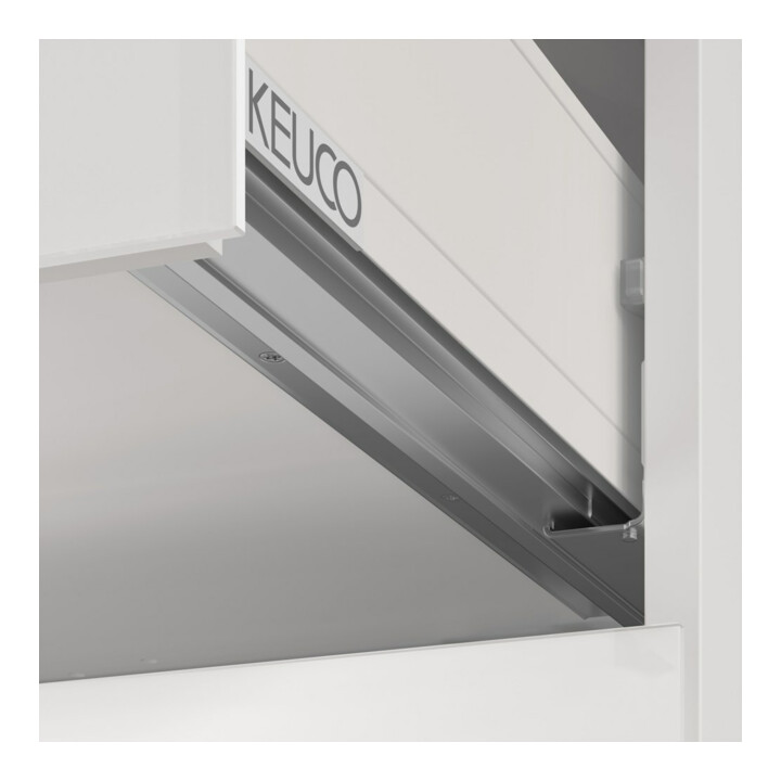Keuco Meuble sous lavabo X-Line D blanc brillant, 80x60,5x49 cm, 2 tiroirs