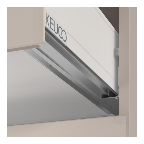 Keuco Meuble sous lavabo X-Line D chêne clair, glace clair, 80x60,5x49 cm, 2 tiroirs