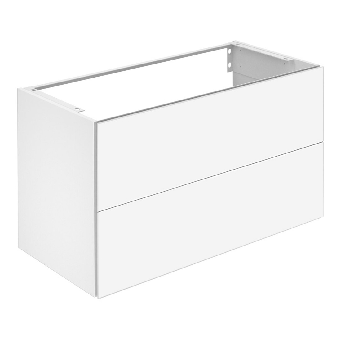 Keuco Meuble sous-lavabo X-Line D chêne clair, verre clair, 100x60,5x49 cm, 2 tiroirs