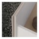 Keuco Meuble sous lavabo X-Line D chêne clair, verre clair, 65x60,5x49 cm, 2 tiroirs