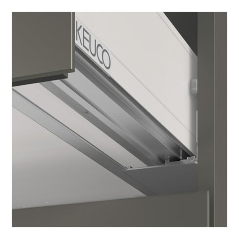 Keuco Meuble sous-lavabo X-Line D I m, verre satiné, 100x60,5x49 cm, 2 tiroirs
