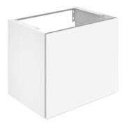 Keuco Meuble sous lavabo X-Line D w m, verre blanc clair, 65x60,5x49 cm, tiroir frontal