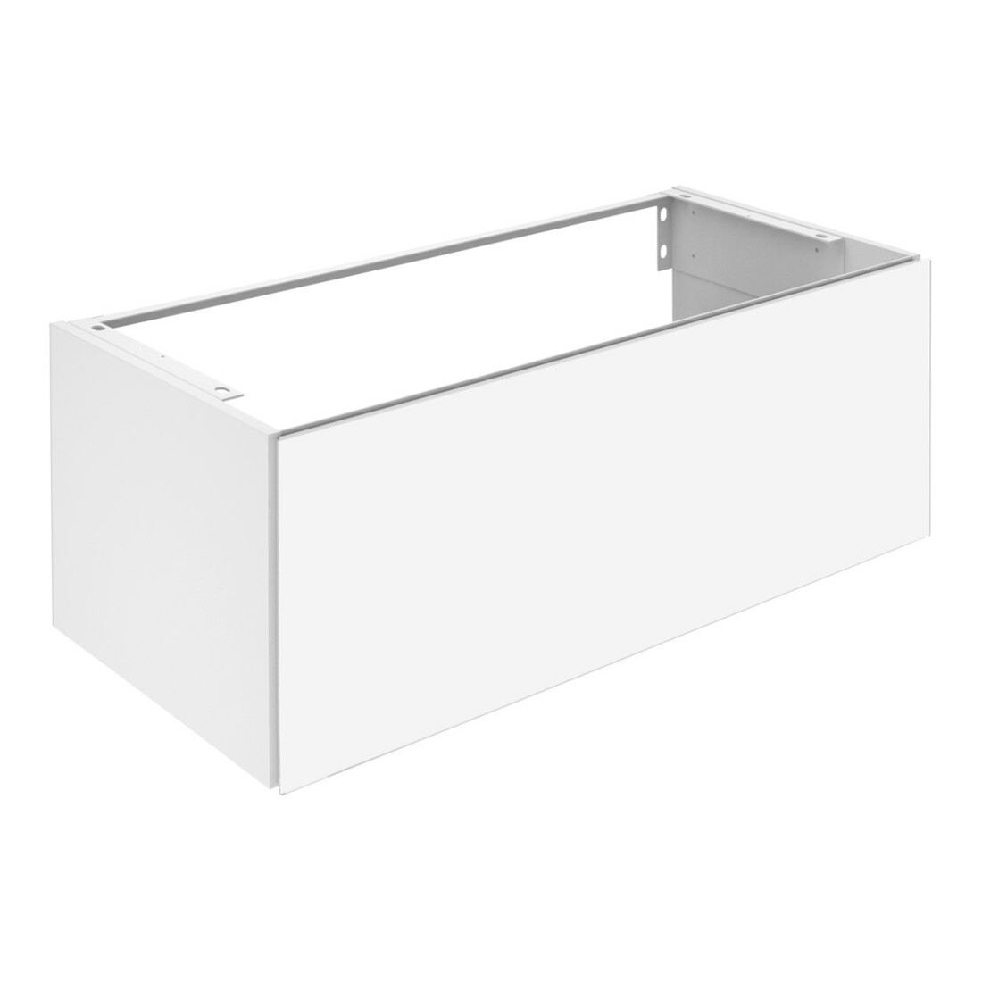 Keuco Meuble sous lavabo X-Line décor I s-mat, verre I satiné, 100x40x49 cm