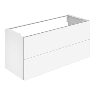 Keuco Meuble sous-vasque X-Line D an m, Gl an k, 120x60,5x49 cm, 2 tiroirs