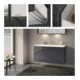 Keuco Meuble sous-vasque X-Line D an m, Gl an k, 120x60,5x49 cm, 2 tiroirs-2