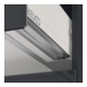 Keuco Meuble sous-vasque X-Line D an m, Gl an k, 120x60,5x49 cm, 2 tiroirs