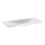 Keuco Mineralguss-Waschtisch Royal Reflex 100x3x49cm, w, 1 Hahnl., m Abl/ÜL-Syst.