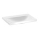 Keuco Mineralguss-Waschtisch Royal Reflex 50x3x35cm, ohne Hahnloch/Überlauf, weiß-1