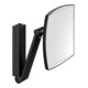 Keuco Miroir cosmétique éclairé iLook_move 200x200mm, pivotant, basculant, noir mat-1