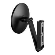 Keuco Miroir cosmétique éclairé iLook_move d 212mm, pivotant, basculant, noir mat-5