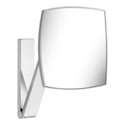 Keuco Miroir cosmétique iLook_move 200x200mm, sans éclairage, bras en S, chrome noir mat