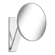 Keuco Miroir cosmétique iLook_move d 212 mm, non éclairé, pivotant, chrome noir mat