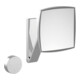 Keuco Miroir cosmétique iLook_move DALI 200x200mm, éclairé, encastré, verre dépoli, chromé-1
