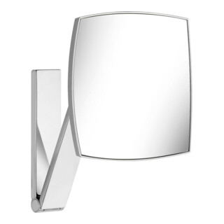 Keuco Miroir cosmétique iLook_move modèle mural, 200x200 mm, chromé