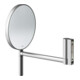Keuco Miroir cosmétique Plan d 193 mm, non éclairé, pivotant, alu./finition
