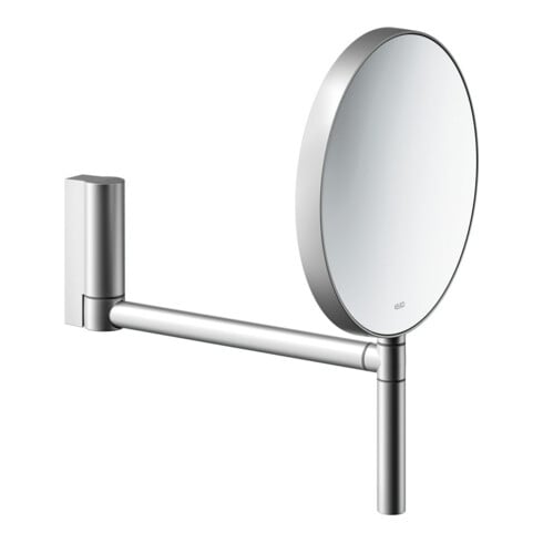 Keuco Miroir cosmétique Plan d 193 mm, non éclairé, pivotant, alu./finition