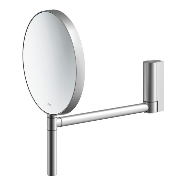 Keuco Miroir cosmétique Plan d 193 mm, non éclairé, pivotant, alu./finition