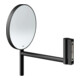 Keuco Miroir cosmétique Plan d= 193mm, non éclairé, noir