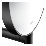 Keuco Miroir cosmétique Plan d= 193mm, non éclairé, noir-4