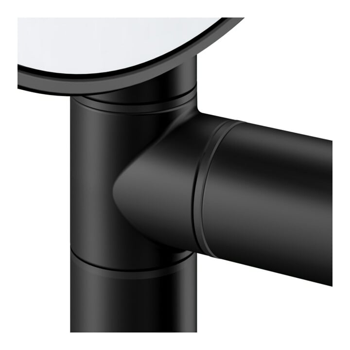 Keuco Miroir cosmétique Plan d= 193mm, non éclairé, noir