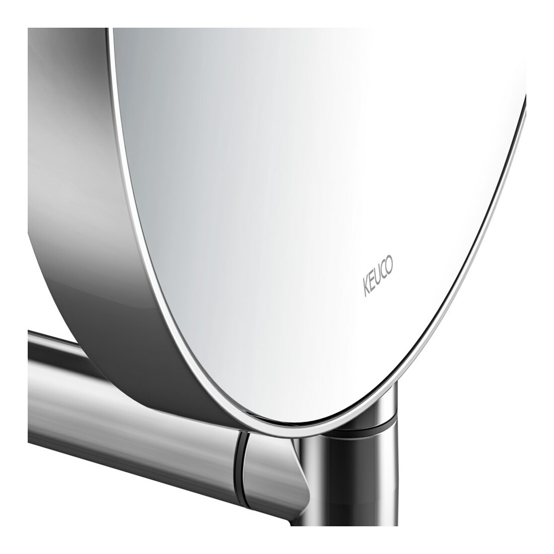 Keuco Miroir de maquillage Plan Ø 193 mm, non éclairé, chromé
