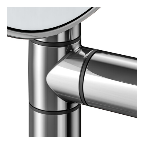 Keuco Miroir de maquillage Plan Ø 193 mm, non éclairé, chromé